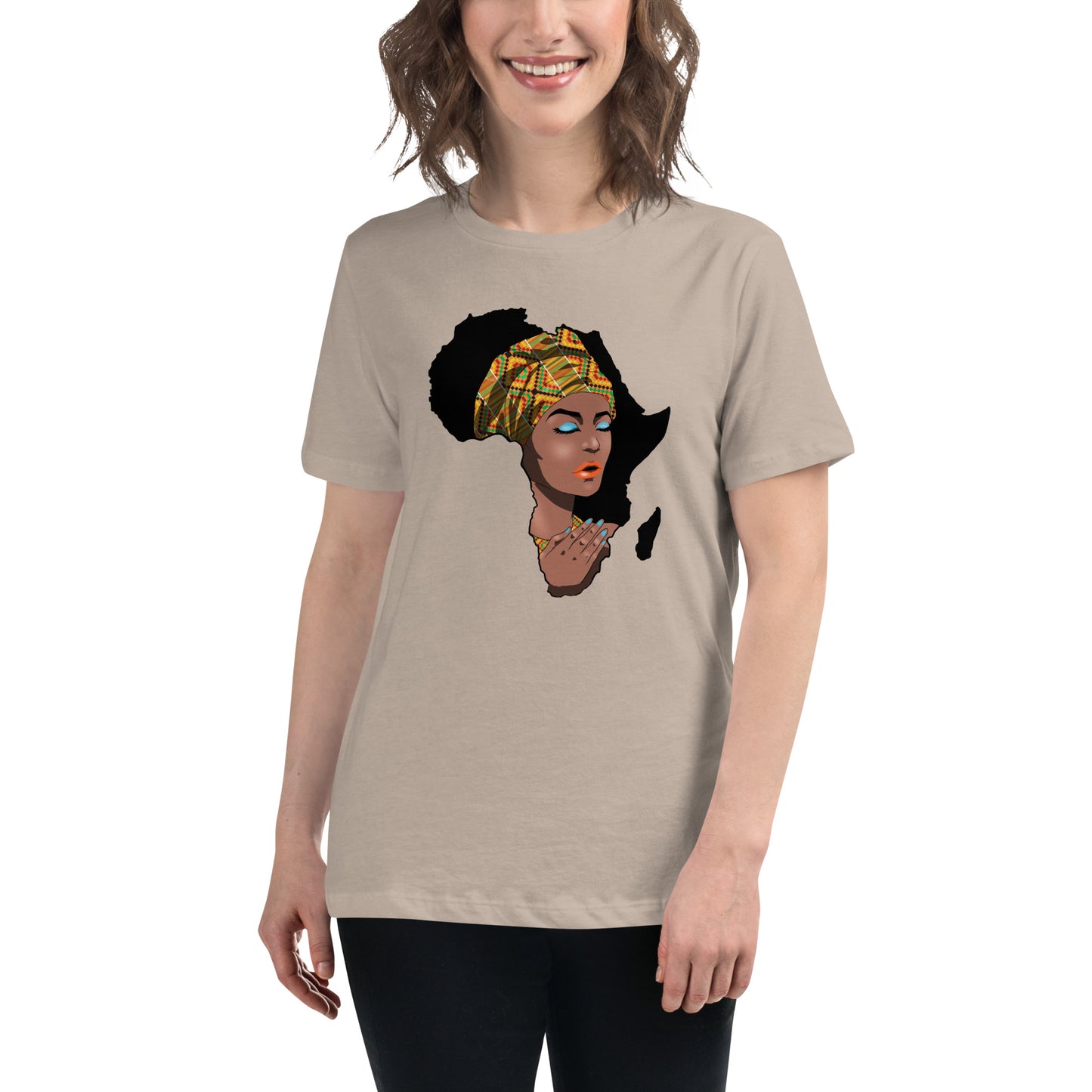 t-shirt ample femme afrique