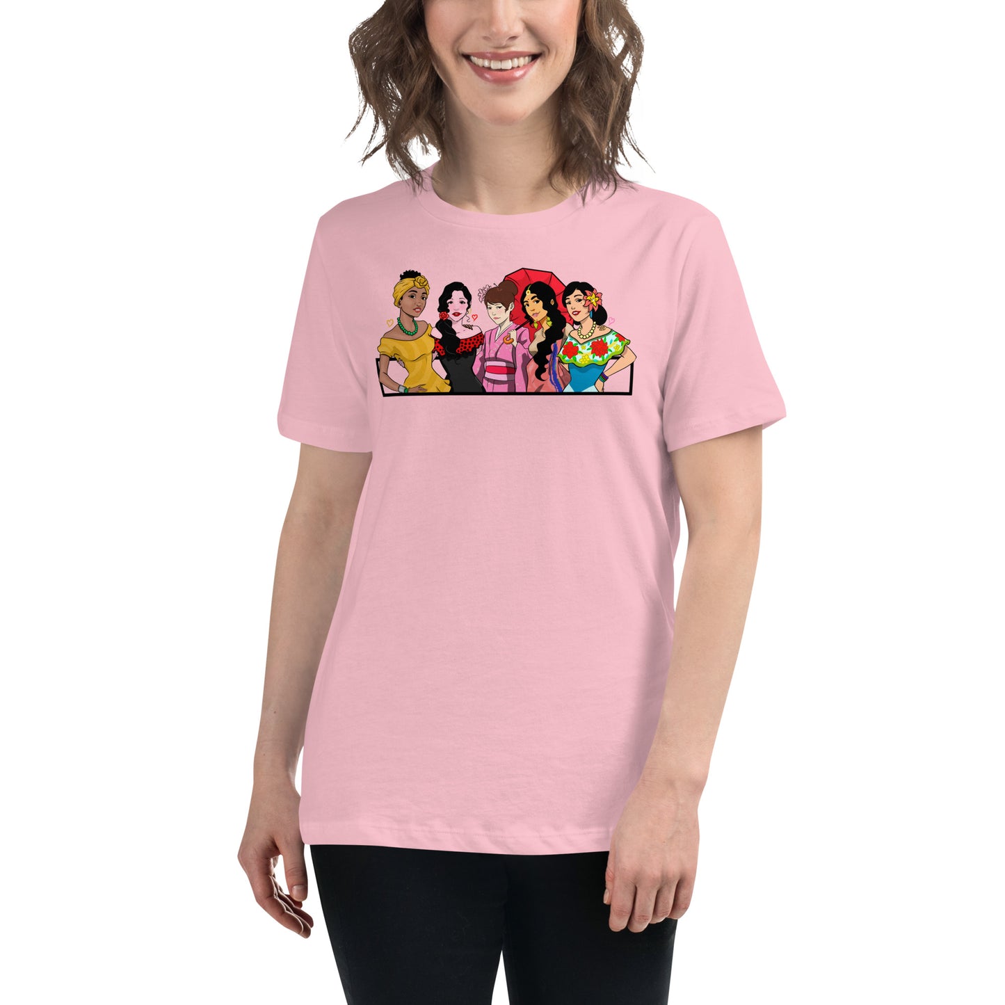 Camiseta suelta Bellas Mujeres