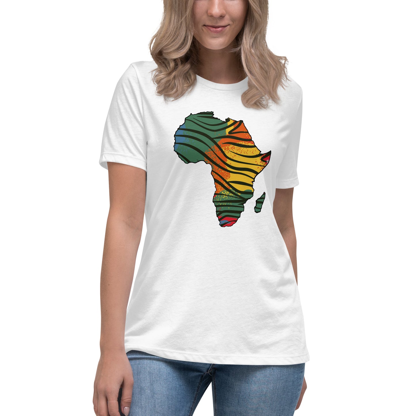 Camiseta suelta África